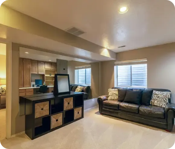 finished basements kitchens and bathrooms in Blue Ash Ohio professional construction work